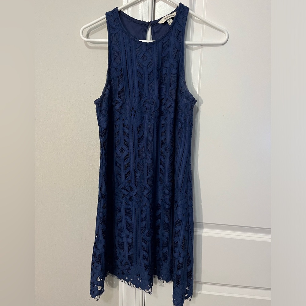 Blue dress